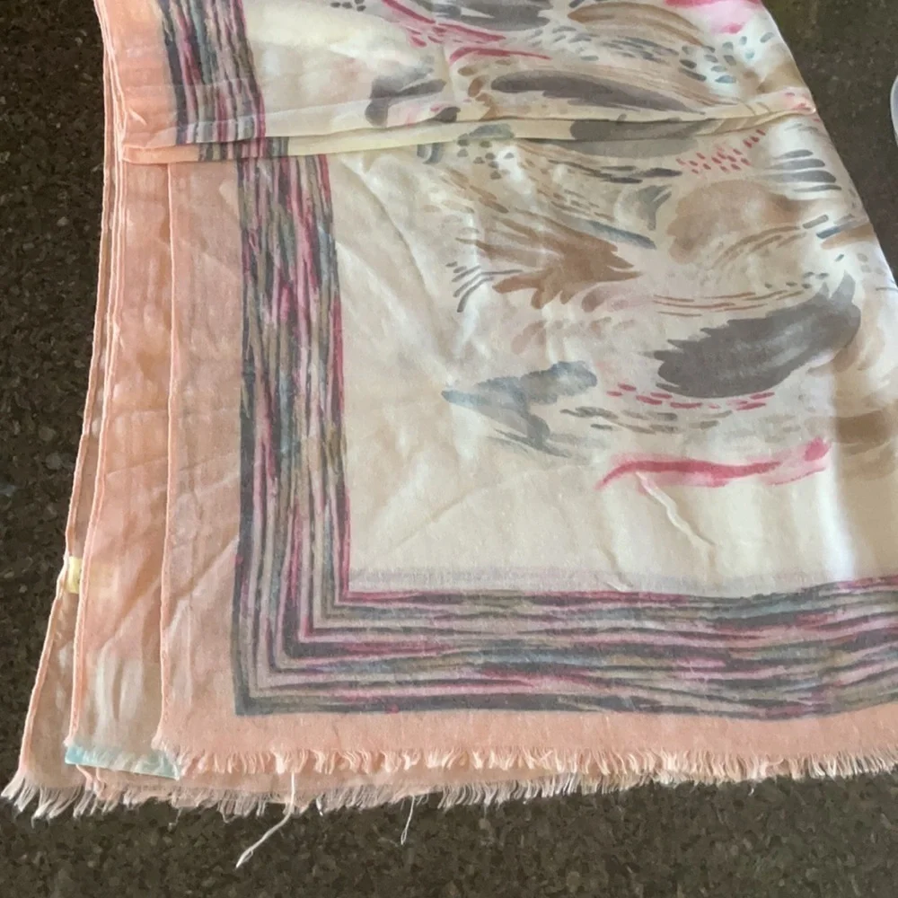 NWT Proper Topper Watercolor Scarf